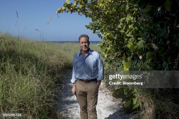 David Shapiro, Democratic U.S. Representative candidate from Florida, stands for a photograph in Siesta Key, Florida, U.S., on Wednesday, Oct. 17,...