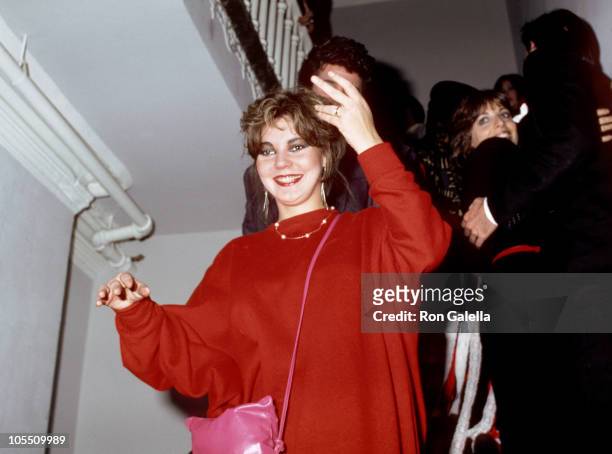 Maria Burton and Steve Carson during Maria Burton and Steve Carson leave Interview Magazine Party - November 9, 1983 at Limelight in New York City,...