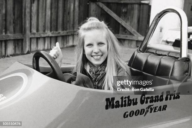 Child actress Allison Balson at Jason Bateman's Birthday Party at Malibu Grand Prix in Woodland Hills, California, United States.