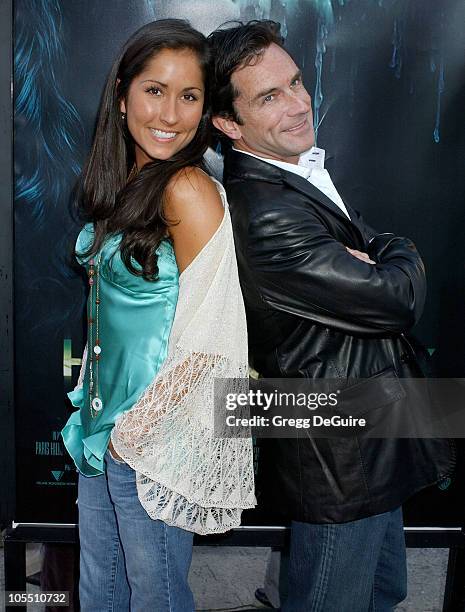 Julie Berry and Jeff Probst during "House of Wax" - Los Angeles Premiere - Arrivals at Mann Village Theatre in Westwood, California, United States.