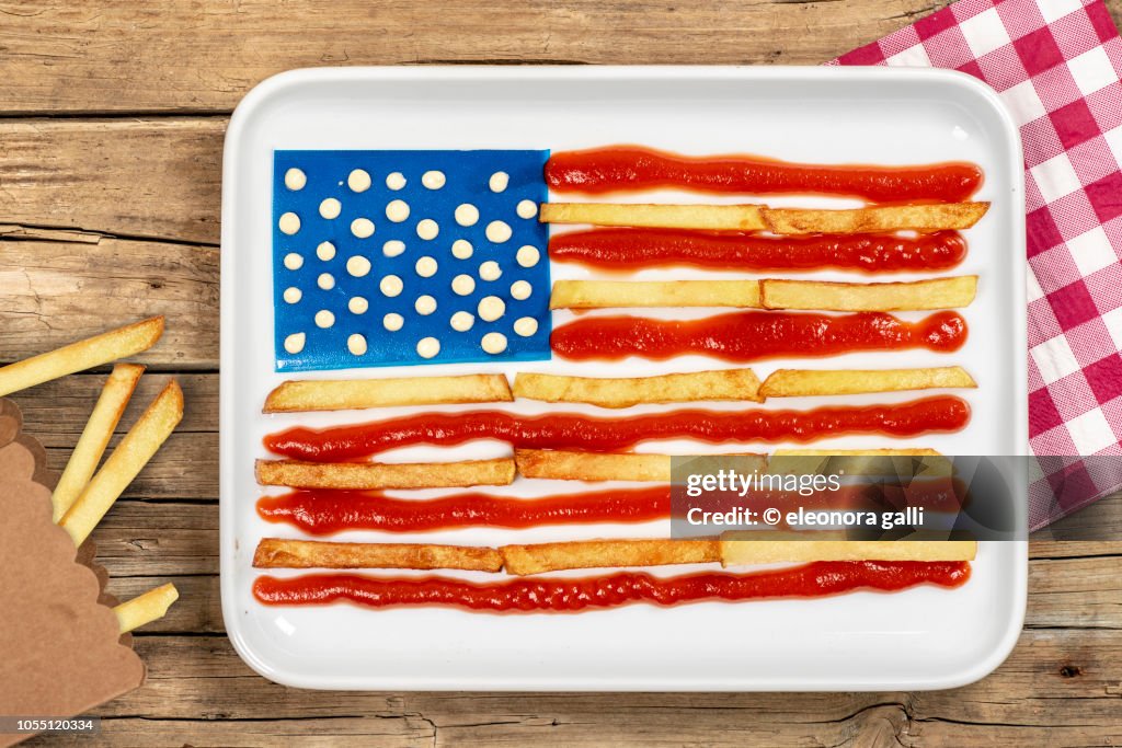 Usa Food flag