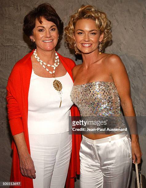 Kelly Carlson and her mother Mary Joe Carlson during FX Networks "Nip/Tuck" 3rd Season Premiere Screening - After Party at Geisha House in Hollywood,...