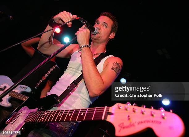 Shane West from the band "Johnny Was" performs at the Cabana Club