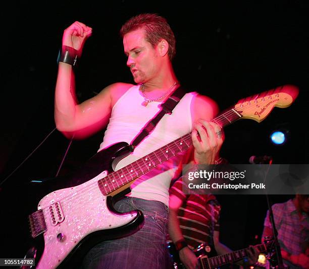 Shane West from the band "Johnny Was" performs at the Cabana Club