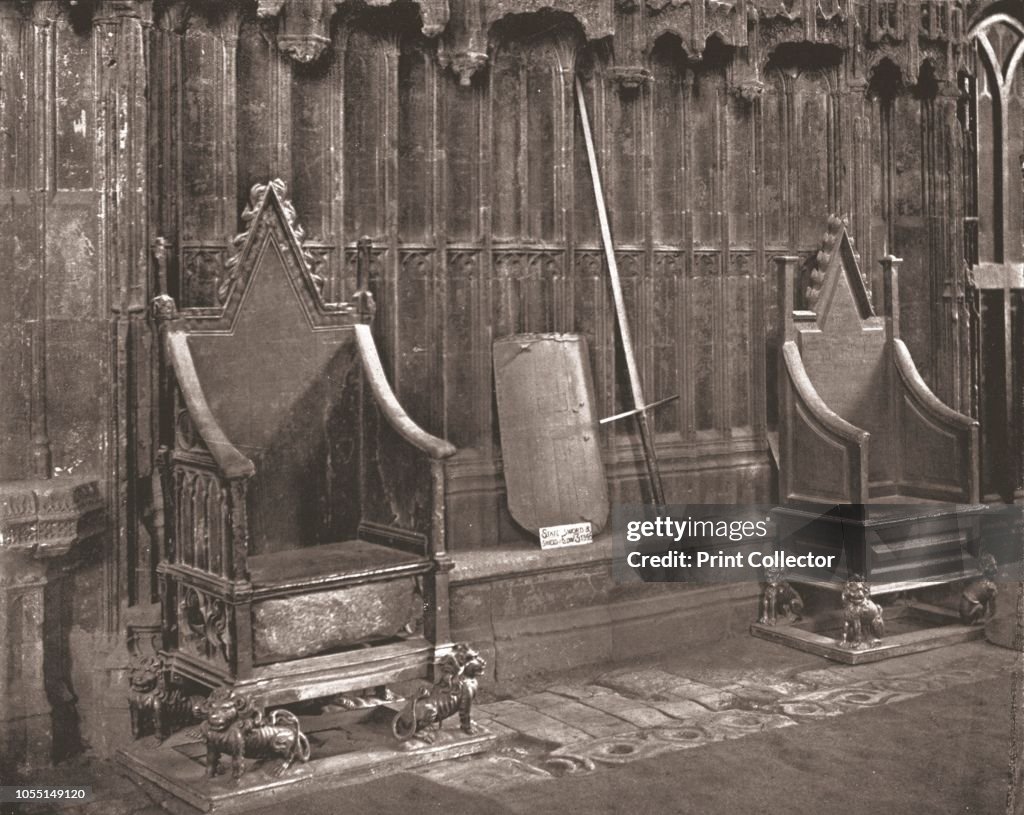 The Coronation Chair In Westminster Abbey