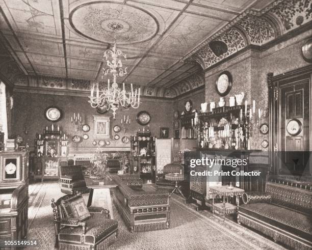 The Morning Room, Clarence House, London, 1894. Interior of one of the royal residences, designed by John Nash and built between 1825 and 1827. From...