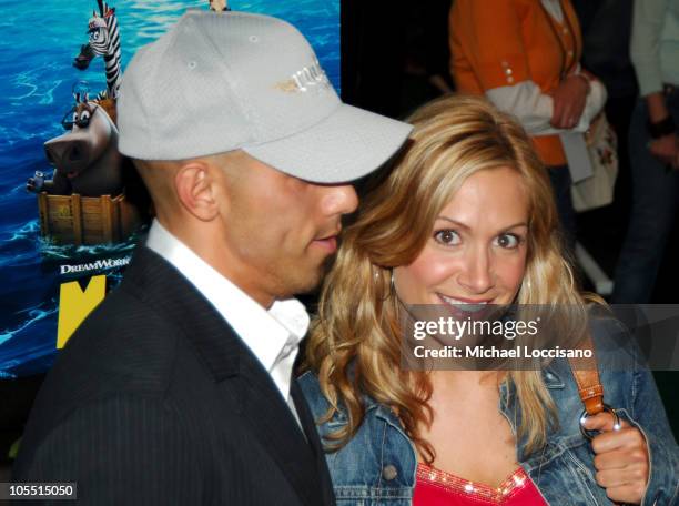 Jennifer Schefft and Billy Dec during "Madagascar" New York City Premiere at The Ziegfeld Theatre in New York City, New York, United States.