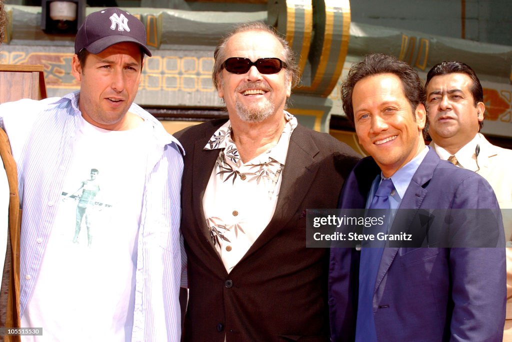 Adam Sandler Footprint Ceremony