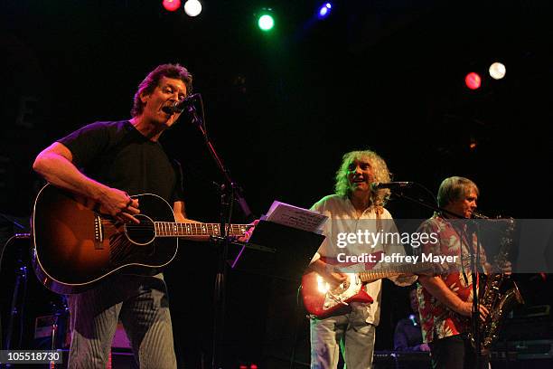 Rodney Crowell, Albert Lee and Bobby Keys during The Crickets and Friends in Concert at the House of Blues at House of Blues in West Hollywood,...