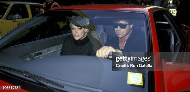 Brigitte Nielsen and Mark Gastineau during Brigitte Nielsen and Mark Gastineau Sighting in New York City - February 2, 1988 in New York City, New...