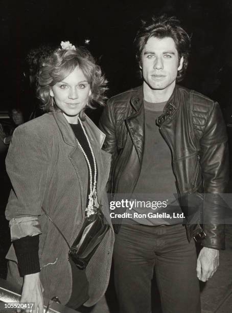 Marilu Henner and John Travolta during John Travolta Sighting at the Westwood Marquis - December 5, 1983 at Westwood Marquis in Hollywood,...