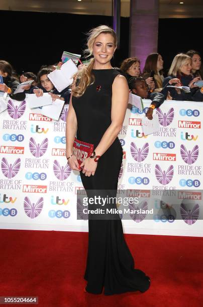 Gemma Atkinson attends the Pride of Britain Awards 2018 at The Grosvenor House Hotel on October 29, 2018 in London, England.