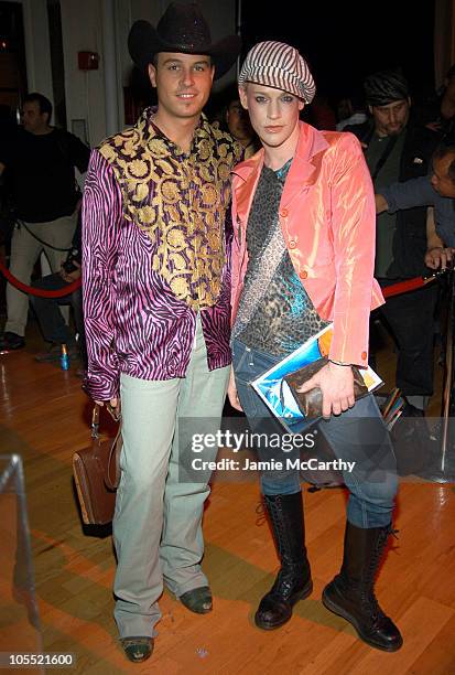 Traver Rains and Richie Rich during Olympus Fashion Week Spring 2005 - Mao Magazine Launch Party at Altman Building in New York City, New York,...