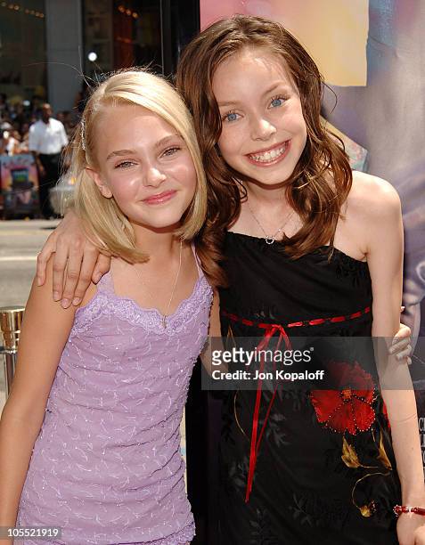 Annasophia Robb and Julia Winter during "Charlie and the Chocolate Factory" Los Angeles Premiere - Arrivals at Grauman's Chinese Theater in...