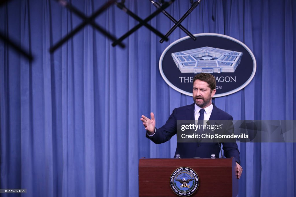 Scottish Actor Gerard Butler talks about his experience with the U.S