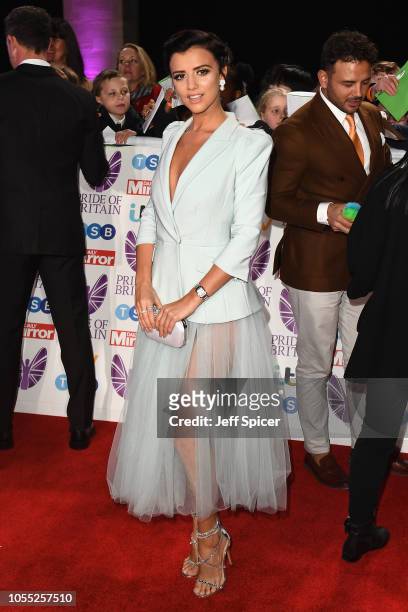 Lucy Mecklenburgh attends the Pride of Britain Awards 2018 at The Grosvenor House Hotel on October 29, 2018 in London, England.