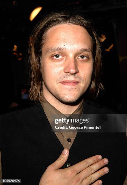 Win Butler of Arcade Fire during 2005 MuchMusic Video Awards - Gift Bag Lounge Day 1 at CHUM CITY TV Building in Toronto, Ontario, Canada.