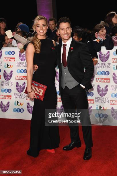 Gemma Atkinson and Gorka Marquez attend the Pride of Britain Awards 2018 at The Grosvenor House Hotel on October 29, 2018 in London, England.