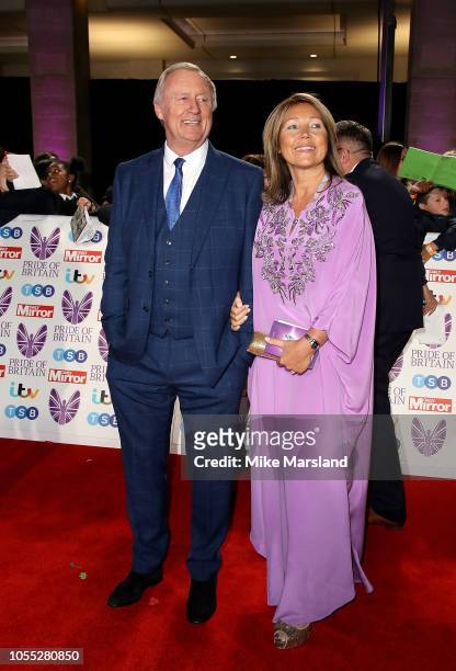 Chris Tarrant and Jane Bird attend the Pride of Britain Awards 2018 at The Grosvenor House Hotel on October 29, 2018 in London, England.