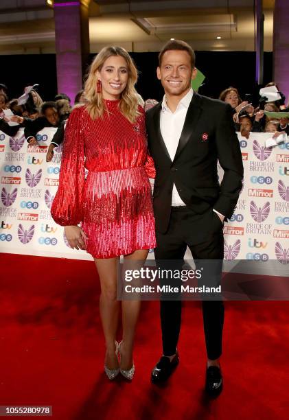 Stacey Solomon and Joe Swash attend the Pride of Britain Awards 2018 at The Grosvenor House Hotel on October 29, 2018 in London, England.