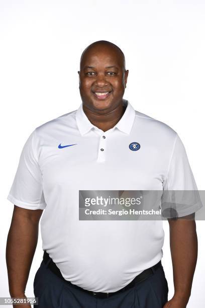 Assistant Coach Eric Snow of the Texas Legends poses for a head shot during the NBA G-League media day at Dr. Pepper Arena in Frisco, Texas. NOTE TO...
