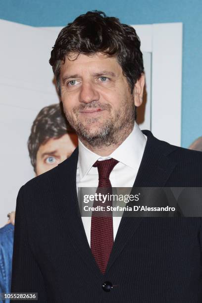 Fabio De Luigi attends "Ti Presernto Sofia" photocall at The Space Odeon on October 29, 2018 in Milan, Italy.