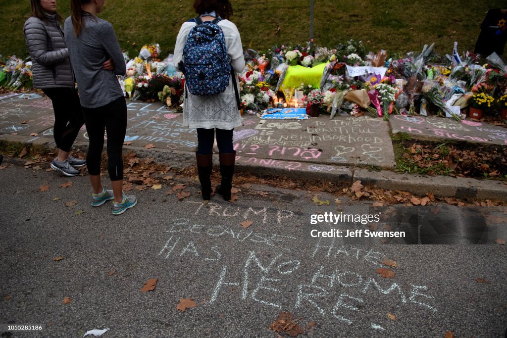 Pittsburgh Mourns Mass Shooting At Synagogue Saturday Morning