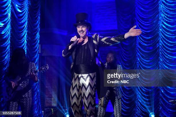 Episode 749 -- Pictured: Musical guest Jake Shears performs on October 29, 2018 --