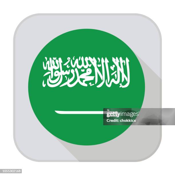 stockillustraties, clipart, cartoons en iconen met vlag van saoedi-arabië - saudi arabian flag