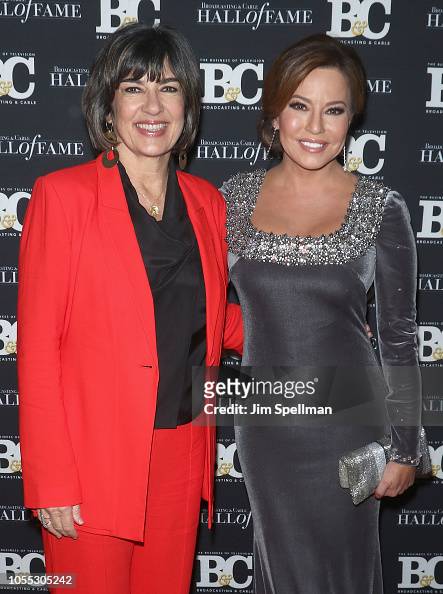 Journalists Christiane Amanpour and Robin Meade attend the 28th... News ...