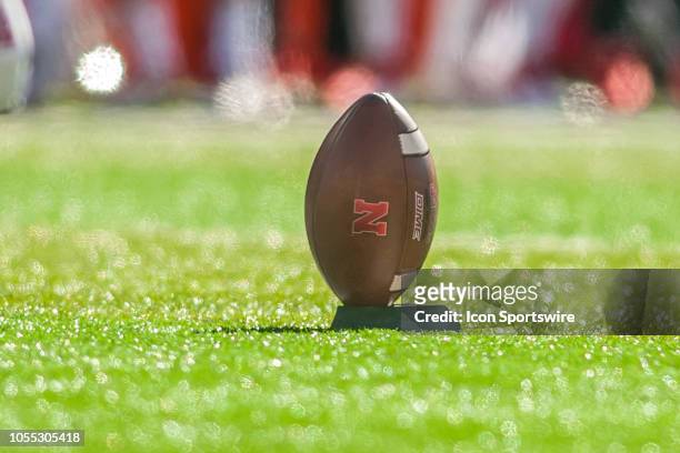 Gambol awaits on the field to be kicked off during the game between the Bethune-Cookman Wildcats and the Nebraska Cornhuskers on Saturday October 27,...