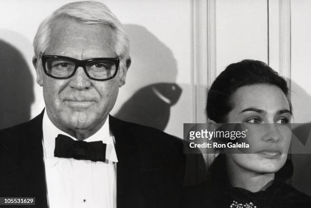 Cary Grant and Barbara Harris during "The World of Racing and Entertainment Salutes Mervyn Leroy" at Beverly Wilshire Hotel in Beverly Hills,...