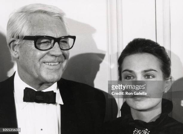 Cary Grant and Barbara Harris during "The World of Racing and Entertainment Salutes Mervyn Leroy" at Beverly Wilshire Hotel in Beverly Hills,...