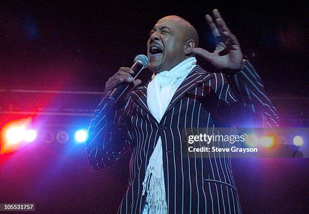 Peabo Bryson during 18th Annual Long Beach Jazz Festival - August 12, 2005 at Long Beach Rainbow Lagoon Park in Long Beach, California, United States.