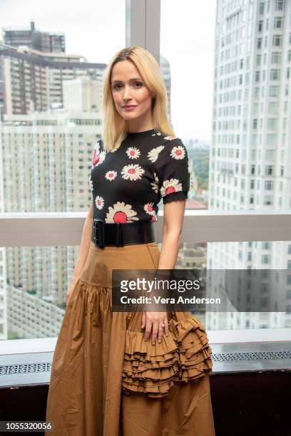 Rose Byrne at the "Instant Family" Press Conference at the Mandarin Oriental Hotel on October 28, 2018 in New York City.