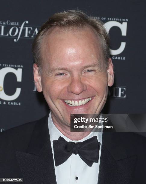 Journalist John Dickerson attends the 28th Annual Broadcasting and Cable Hall of Fame Awards at The Ziegfeld Ballroom on October 29, 2018 in New York...