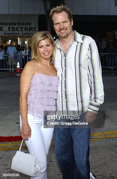Beth Toussaint and husband Jack Coleman during "Red Eye" Los Angeles Premiere at Mann Bruin in Westwood, California, United States.