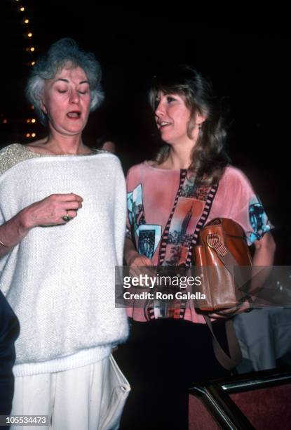 Bea Arthur and Teri Garr during 20th Annual Publicists Guild of America Awards at Beverly Hilton Hotel in Beverly Hills, California, United States.