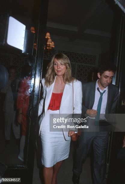 Teri Garr and Date during Teri Garr at Dustin Hoffman's Appartment at Dustin Hoffman's Appartment in New York City, New York, United States.