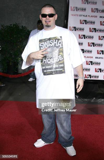Paul Wall during 2005 Vibe Awards - Arrivals at Sony Studios in Culver City, California, United States.