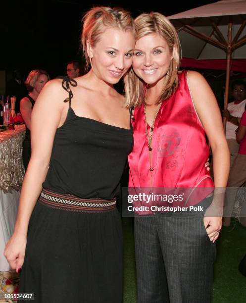 Kaley Cuoco and Tiffani Thiessen *Exclusive Coverage*