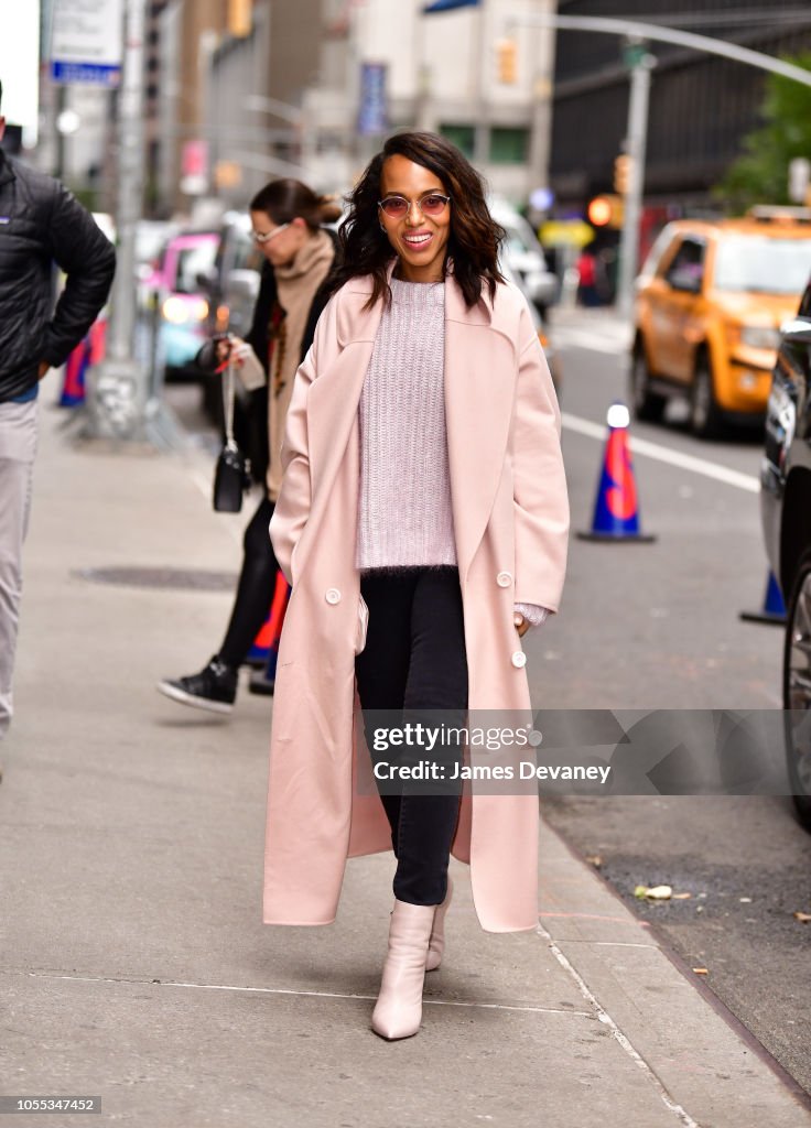 Celebrity Sightings in New York City - October 29, 2018