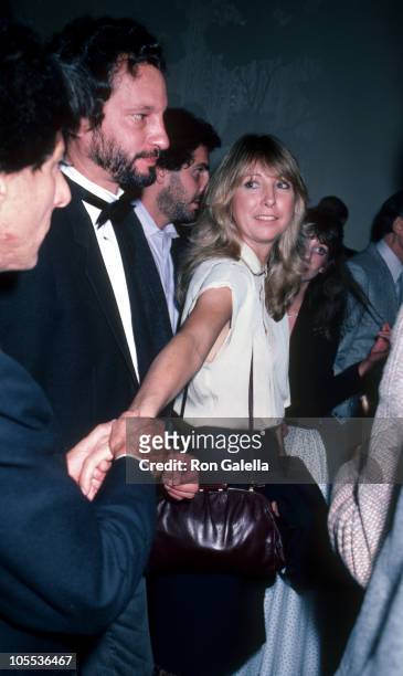 Dustin Hoffman, Guest, and Teri Garr during Party for "Tootsie" Premiere at Parker Meridian Hotel in New York City, New York, United States.