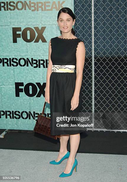 Robin Tunney during "Prison Break" Launch Party - Arrivals at Hangar 8 - Santa Monica Airport in Santa Monica, California, United States.