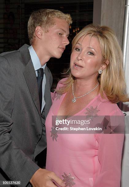 Barron Hilton and Kathy Hilton during "I Want To Be A Hilton" Finale - After Party at The Palm Restaurant in New York City, New York, United States.