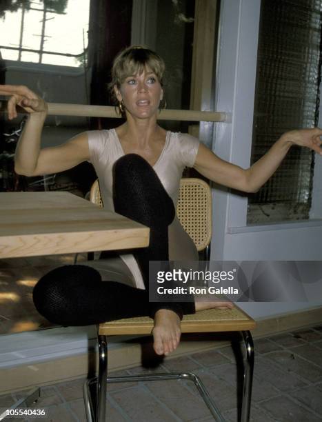 Jane Fonda during Jane Fonda at Opening of Workout Exercise Gym - September 13, 1979 at "Workout" Exercise Gym in Beverly Hills, California, United...