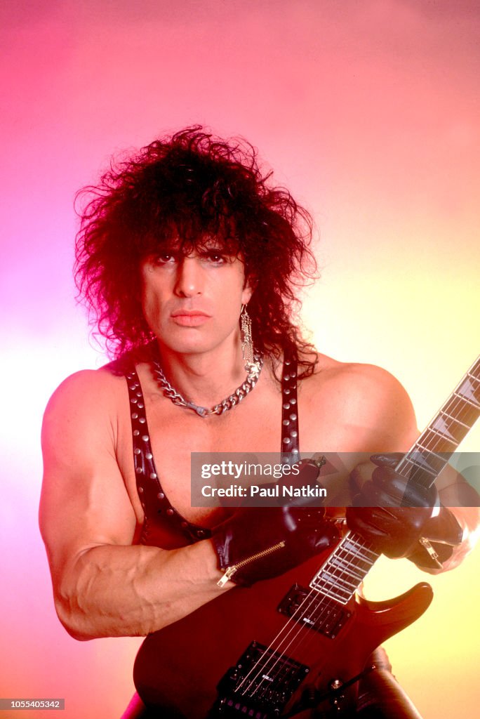 Kane Roberts Portrait of guitarist Kane Roberts at the UIC Pavilion in Chicago ...