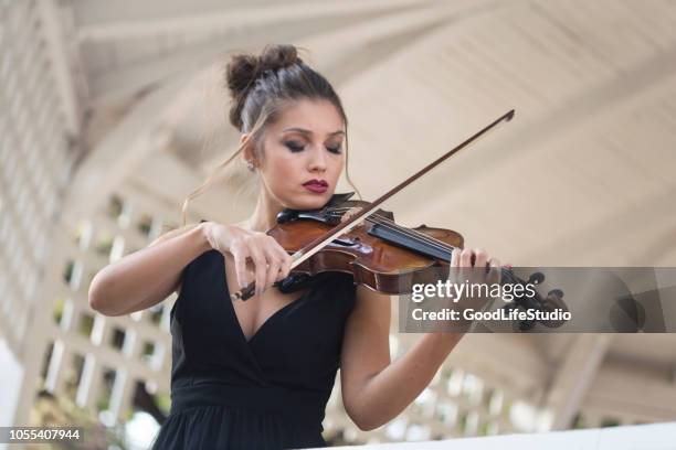 violinista feminina - classical musician - fotografias e filmes do acervo