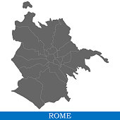 High Quality map city of Italy