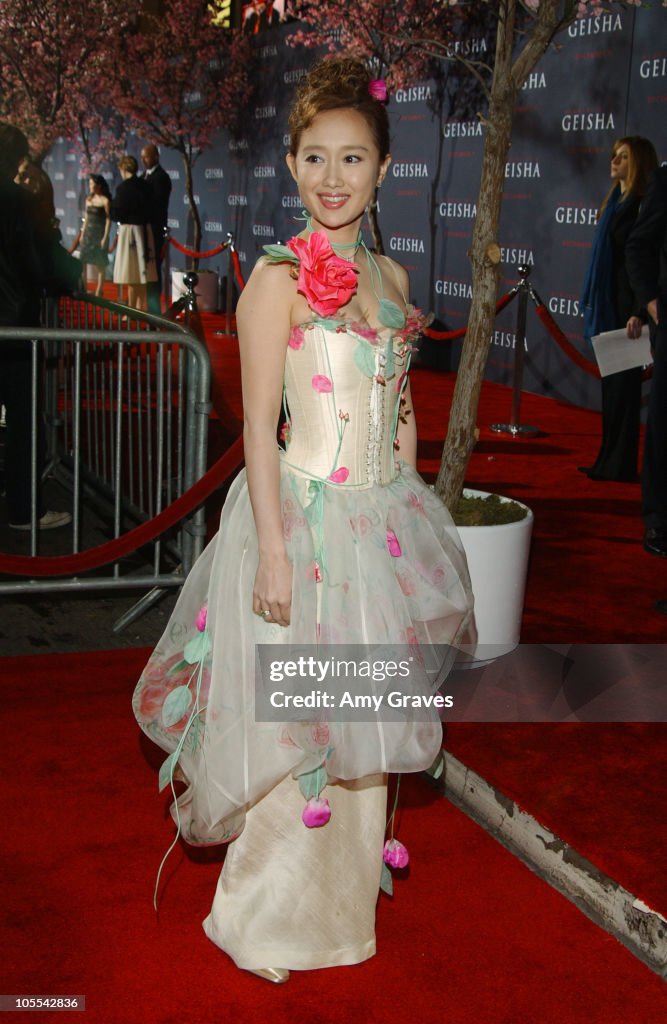 "Memoirs of a Geisha" Los Angeles Premiere - Red Carpet